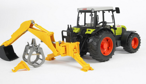 Heckbagger mit Greifer
